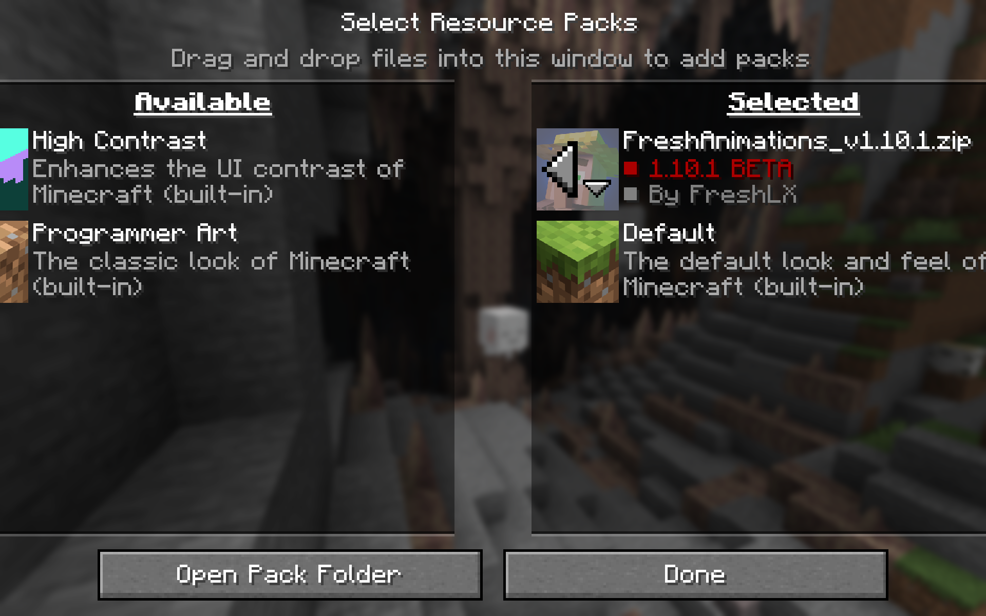 Enable Resource Pack