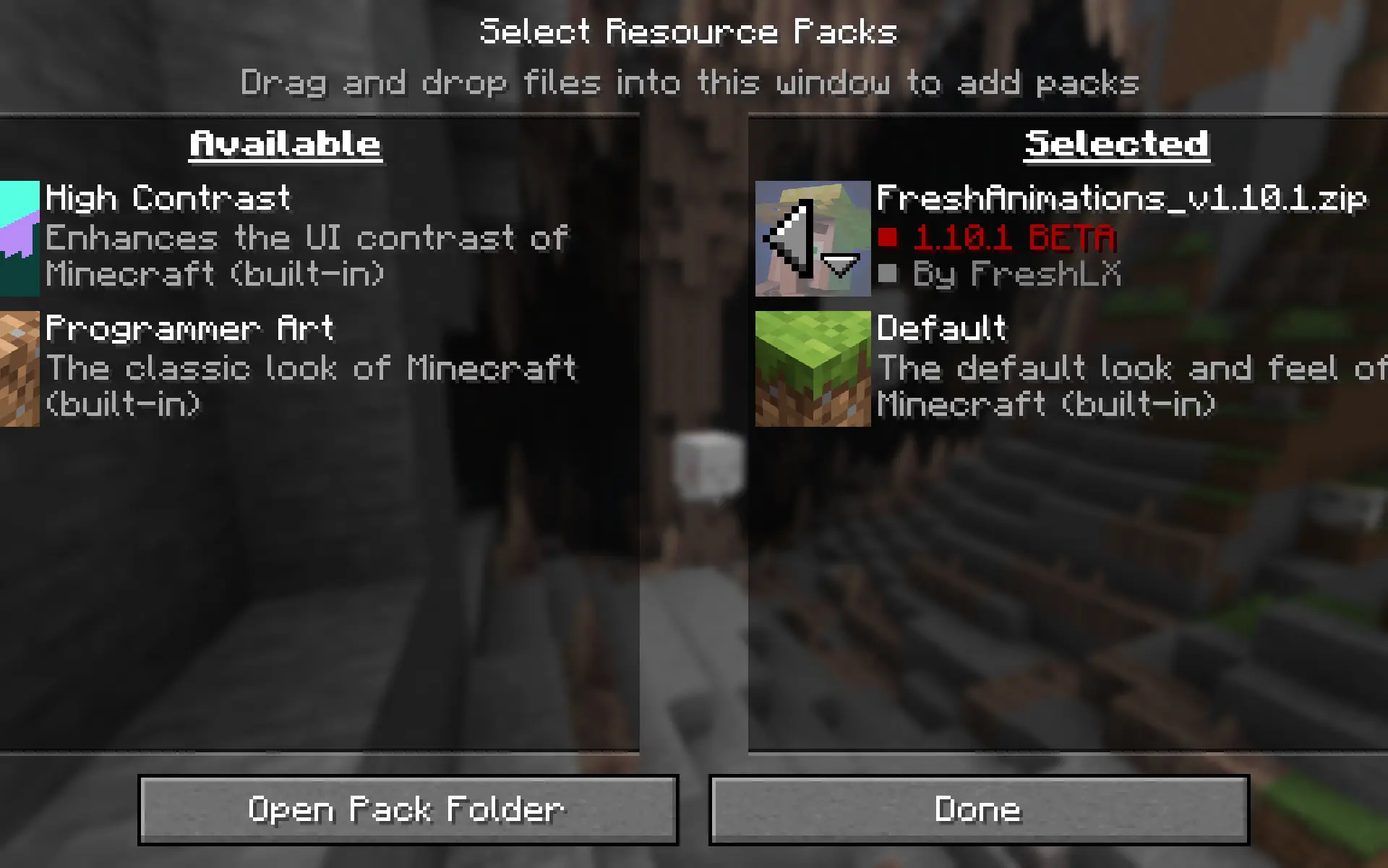 Enable Resource Pack