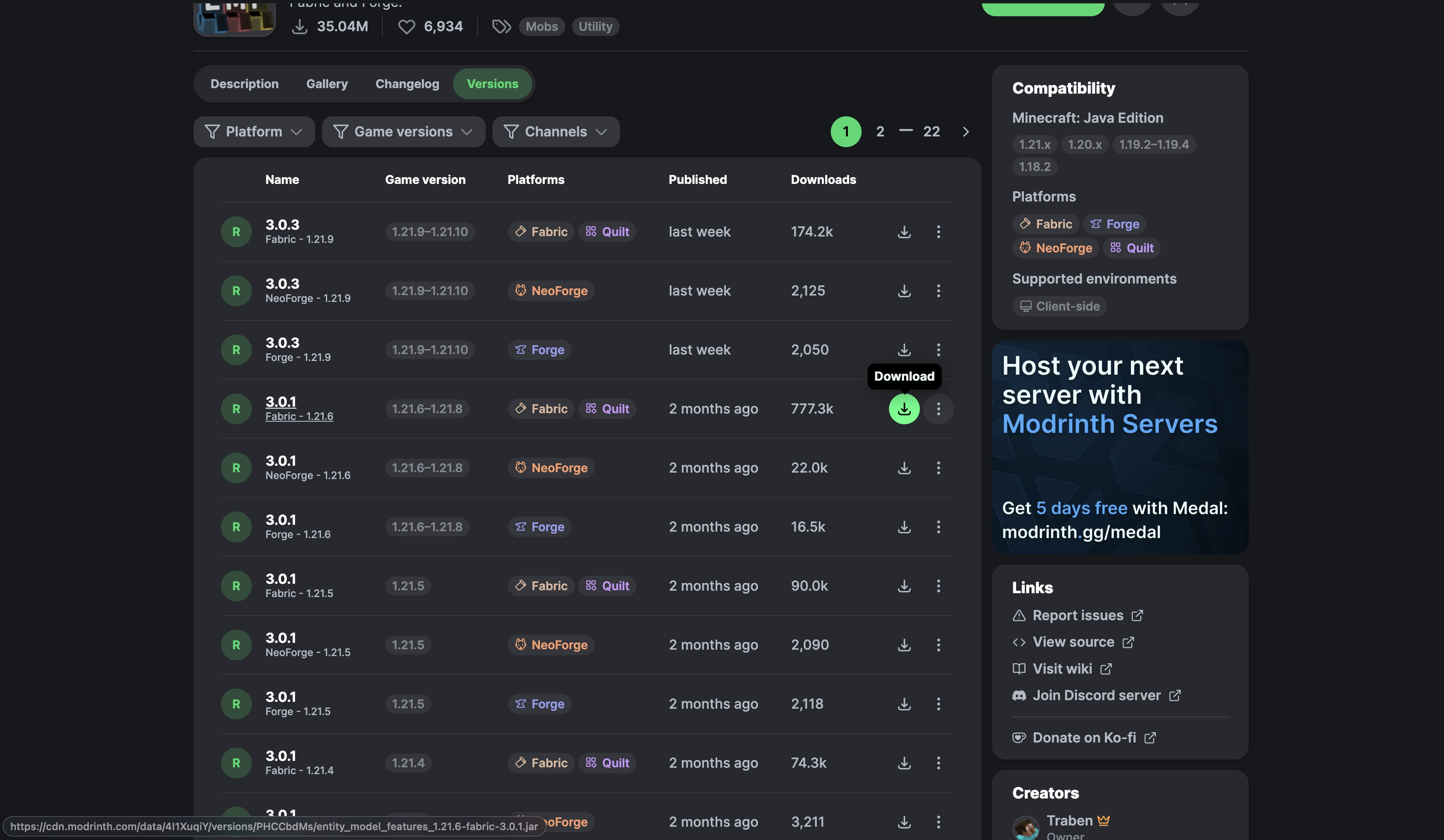 Download EMF (Entity Model Features)