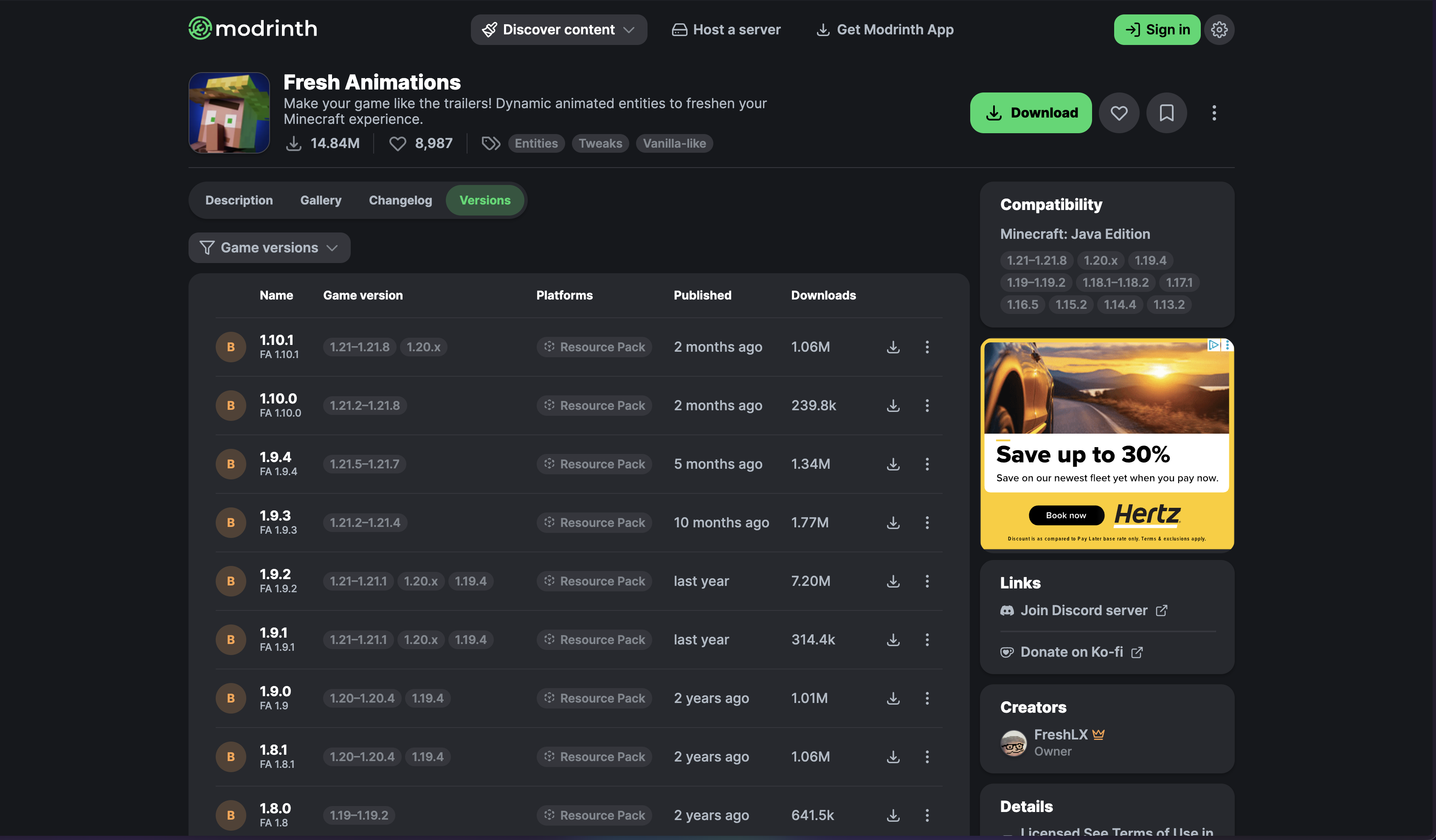 Download Fresh Animations